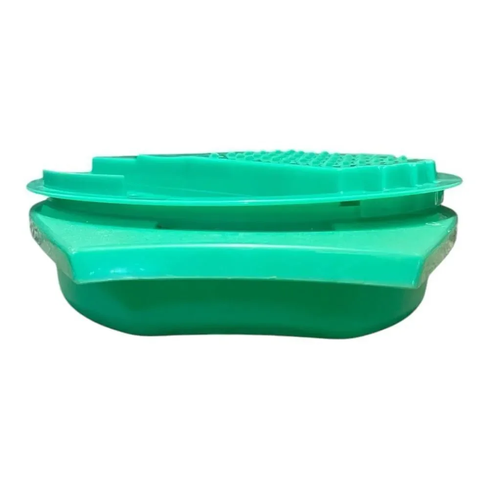 Tupperware Vintage Grater Shredder Lid & Bowl Jadeite Green No Storage Lid 786-3